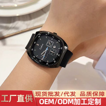 跨境爆款手表学生时尚高颜值夜光高级感防水女士石英表大方形腕表