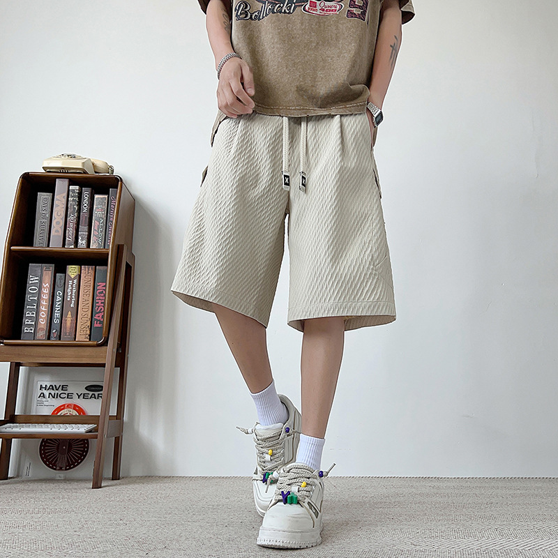 M-8Xl Summer New Shorts Men's Trendyy Loose Plus Size Beach Pants Casual Five-Point Pants