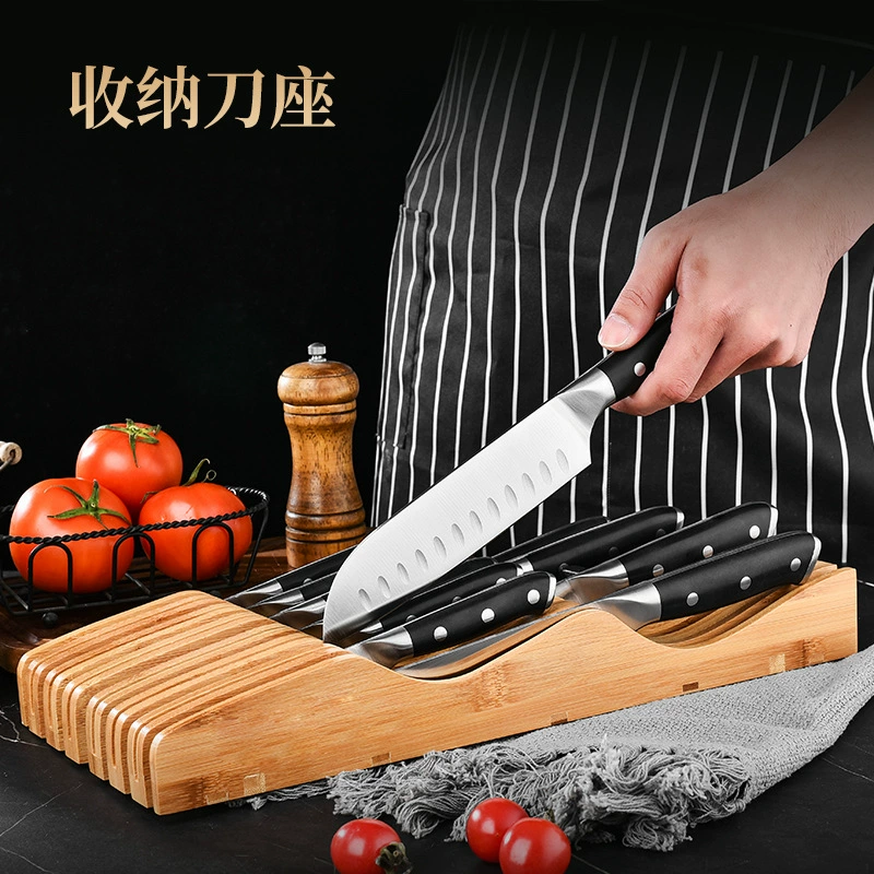 Поварской нож для зарубежной торговли, кованая стальная голова, набор с ABS-рукоятью, многофункциональный кухонный нож для резки фруктов и приготовления пищи