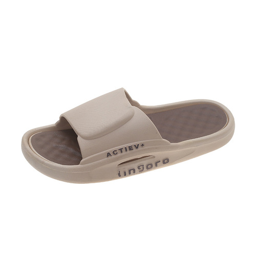 Summer fashionable men's slippers, women's slippers that feel like stepping on shit, home couples outdoor wear indoor slippers, non-slip soft bottom slippers wholesale