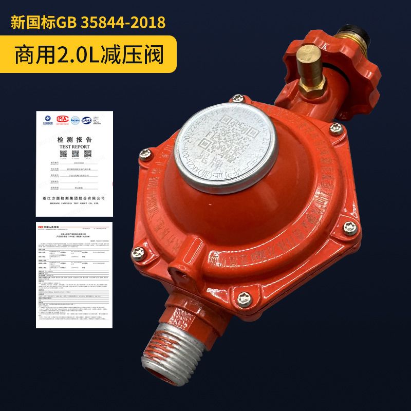 新しい国家標準 2.0L 減圧弁液化ガス天然ガス防爆減圧弁ガス自動閉鎖弁安全弁|undefined