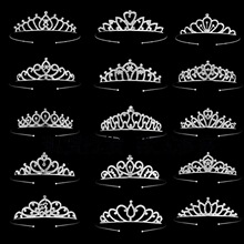 K 35977 Crystal Princess Crown Headband 水晶公主皇冠 跨境专