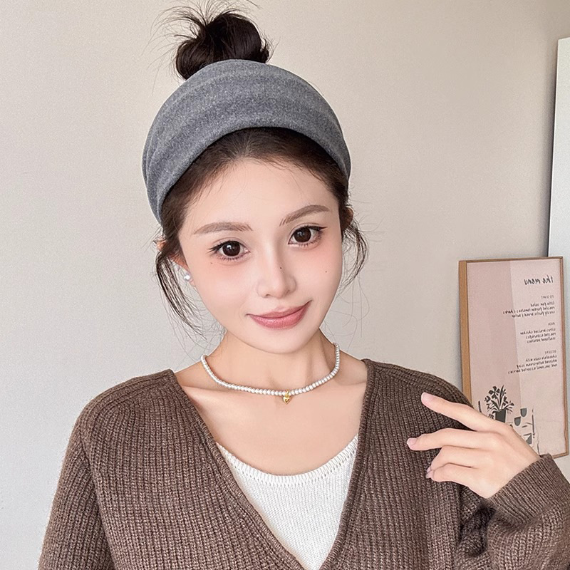 美拉德风发箍女百搭复古高颅顶头箍秋冬款高级感压发防滑发卡头饰|undefined