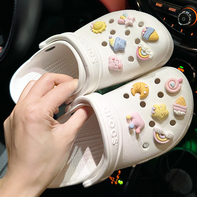 Sleeping Star Croc Shoes Accessories High-End Shoe Buckle Accessories Suitable for Cross Shoe Buckle Cartoon DIY Accessories Sleeping Star Croc Shoes Accessories High-End Shoe Buckle Accessories Suitable for Cross Shoe Buckle Cartoon DIY Accessories
