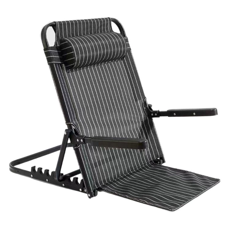 Стул для спинки для кровати Колледж Студенческое общежитие Артефакт Складной ленивый диван Откидная спинка Подушка Поддерживающая рама Сиденье