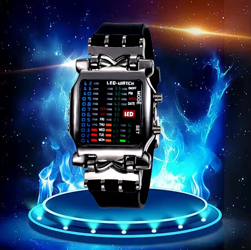 Creative fashionable trend electronic watch, (Physicals)