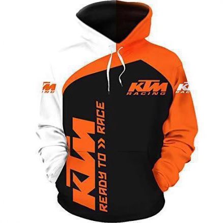 Cross-Border 3D Digital Printing Car Logo Series Sweatshirts Work Clothes Men's Hooded Sweatshirts Wholesale Ready Stock