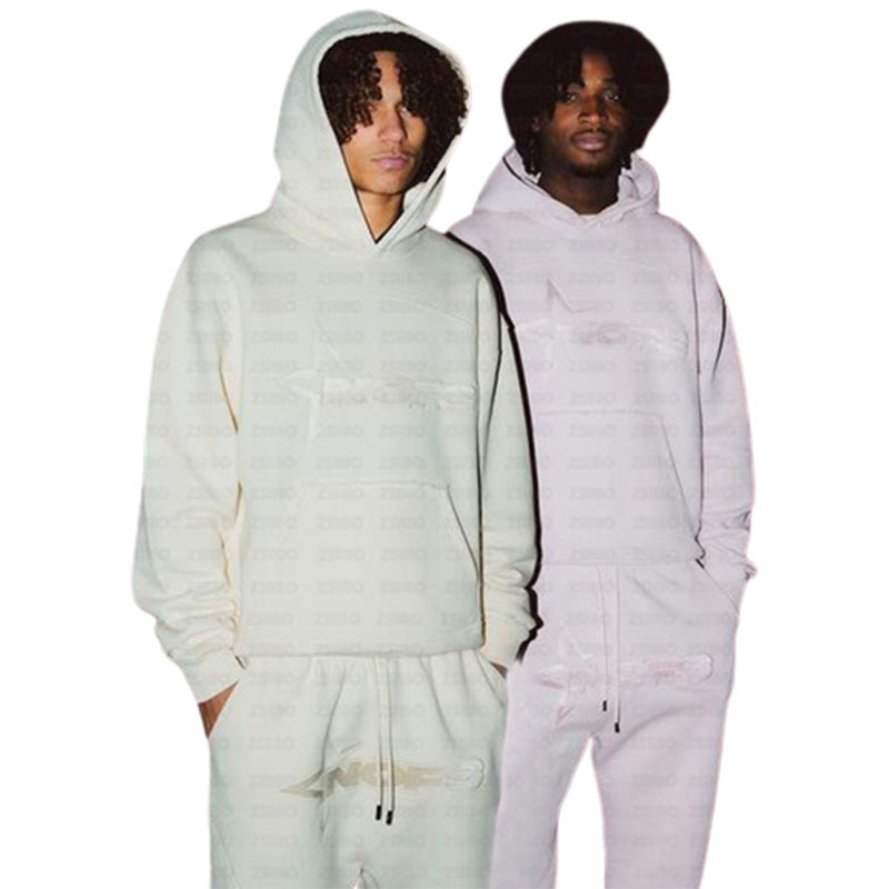 NOFSアルファベット刺繍ファッションファッションブランドゆるいスウェットY2Kヒップホップストリート服男女プルオーバーカジュアル上着|undefined