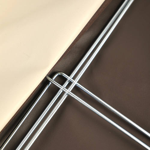 Organizer clothing storage box PP hollow plate bottom plate thickened steel frame organizer box folding moisture-proof children's storage box