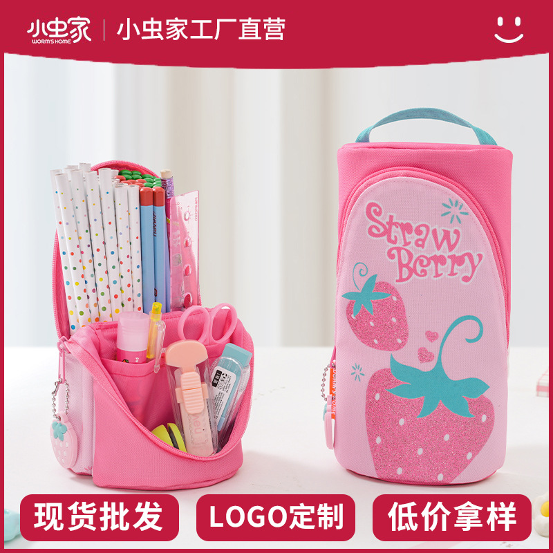 Nuevo creativo de gran capacidad para estudiantes de primaria bolsas de lápiz de alto valor facial bolsas de lápiz de tela Oxford especial caja de papelería caja de lápiz