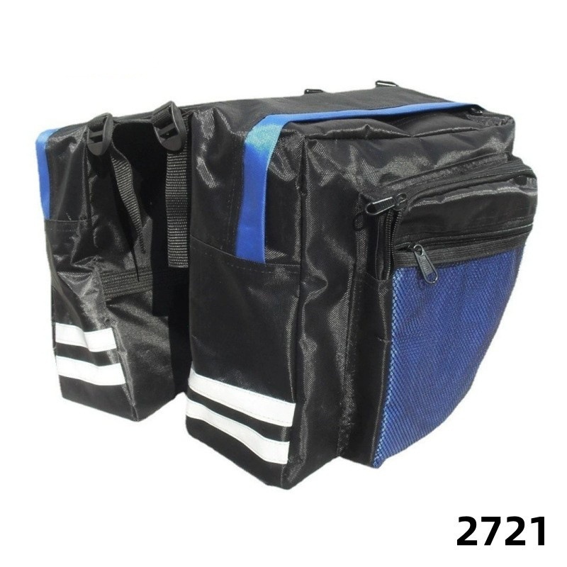 Bicicleta estante trasero bolsa bicicleta de montaña de dos paquetes bicicleta trasera doble paquete bolsa de sillín al por mayor bolsa de coche