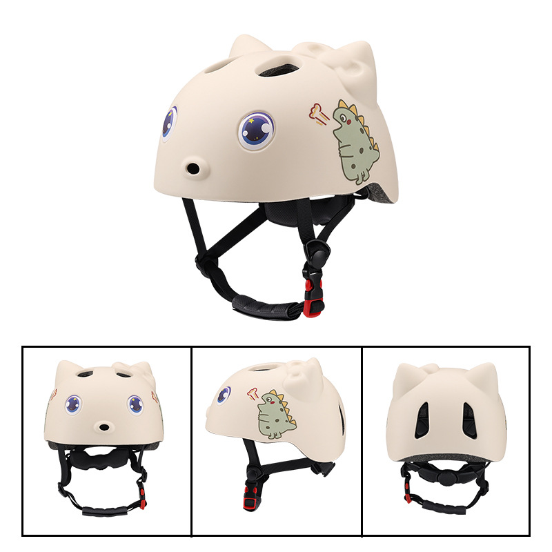 Nuevo casco de bicicleta de dibujos animados para niños casco de patinaje sobre ruedas casco de seguridad para skate casco de equilibrio para niños casco