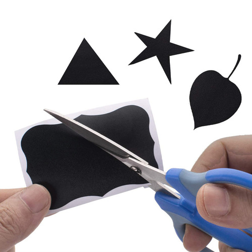Wholesale 300 sheets/volume blackboard label stickers PVC removable waterproof labels irregular shape marking stickers