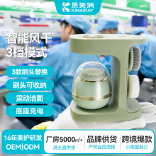 跨境电动洁面仪洗脸仪器洗脸机美容院面部美容仪充电款硅胶洁面刷