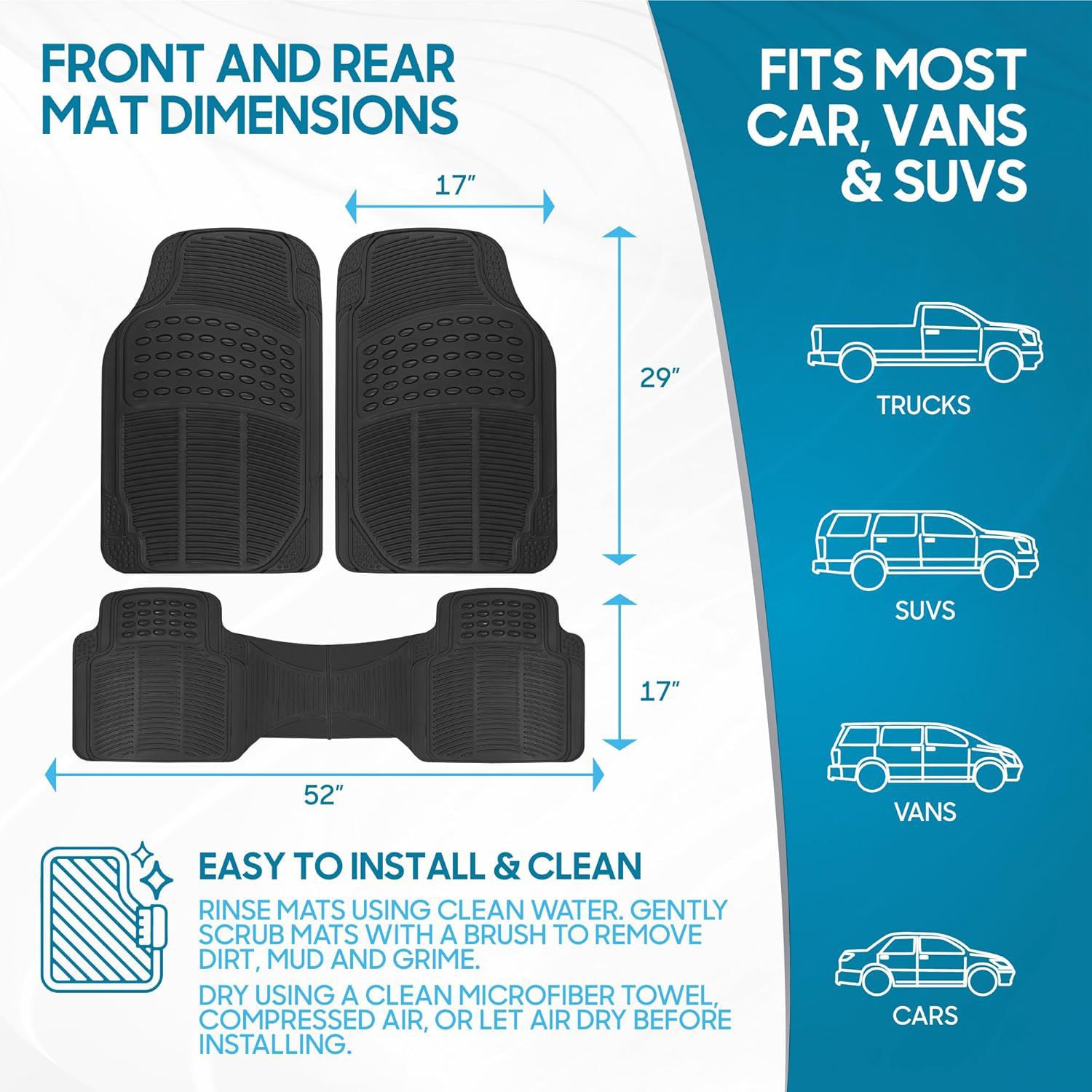 Cross-border best-selling PVC car floor mats, non-slip, waterproof, suitable for all seasons