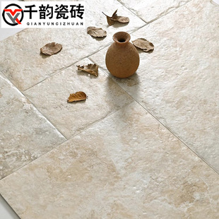 复古莱姆石瓷砖民宿别墅庭院仿古地砖客餐厅哑光防滑地砖古堡砖-阿里巴巴