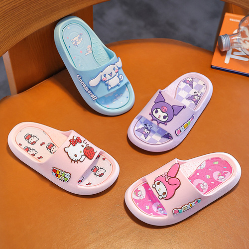 Children's slippers summer indoor home slippers cute non-slip girls girls boys slippers wholesale Sanrio
