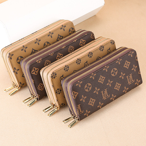 Women's Wallet  New Long Style Girls Wallet Fashion Double-layer Zipper Large Capacity Wallet Wallet Women