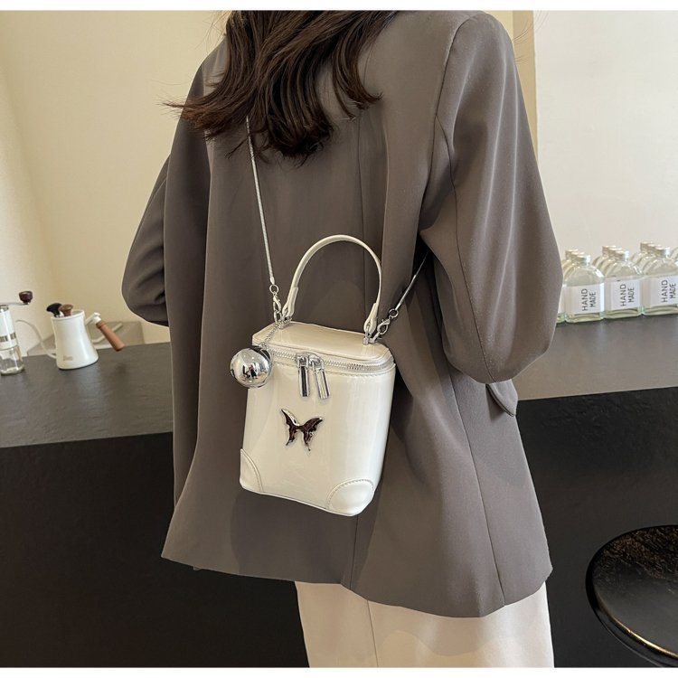 Exquisite fashionable handbag for women, new stylish high gloss solid color shoulder bag, high-quality and versatile_voghion.com
