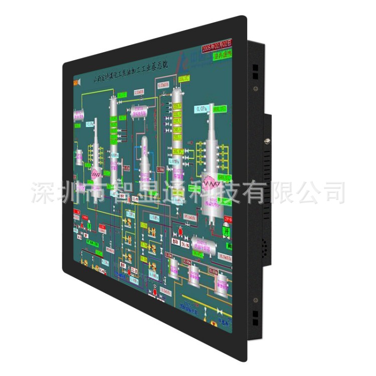 21.5寸安卓工控一体机封闭防尘嵌入式工控自动化安卓一体机
