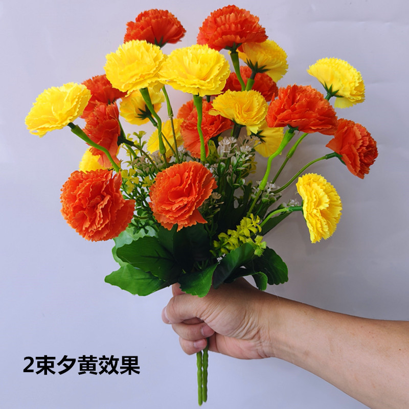 Reunión deportiva, actividades estudiantiles, baile, flores falsas coloridas, flores de plástico, flores de seda, baile, accesorios, ramo de simulación