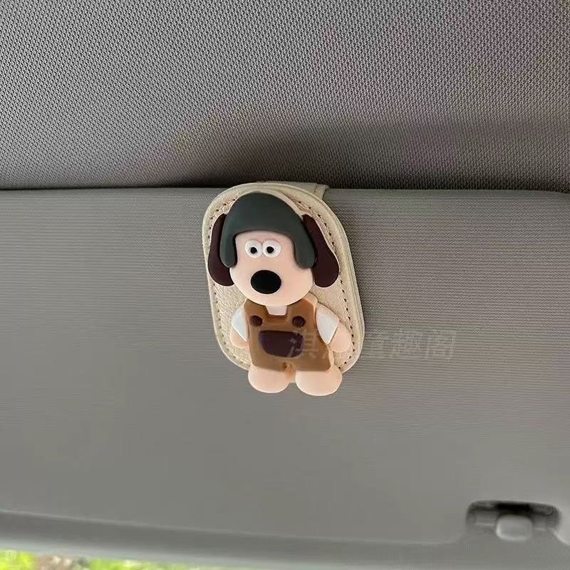 Cute New Kitty Cat Car Glasses Holder, Sunglasses Storage, Magnetic Car Interior Kt Cat Glasses Clip