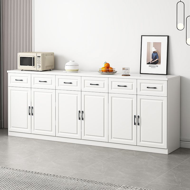 Sideboard Solid Wood Floor-Standing Living Room Tea Cabinet Storage Locker Wall-Mounted Cabinet Kitchen Cupboard Meal Preparation Cabinet