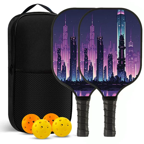 Douyin Pickleball Racket Fiberglass Pickleball Training Racket Lightweight Durable Outdoor Sports Toy Ultra-Light