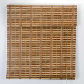 竹木百叶窗帘遮光透气竹帘百叶窗帘卷帘门帘隔断茶室客厅竹帘