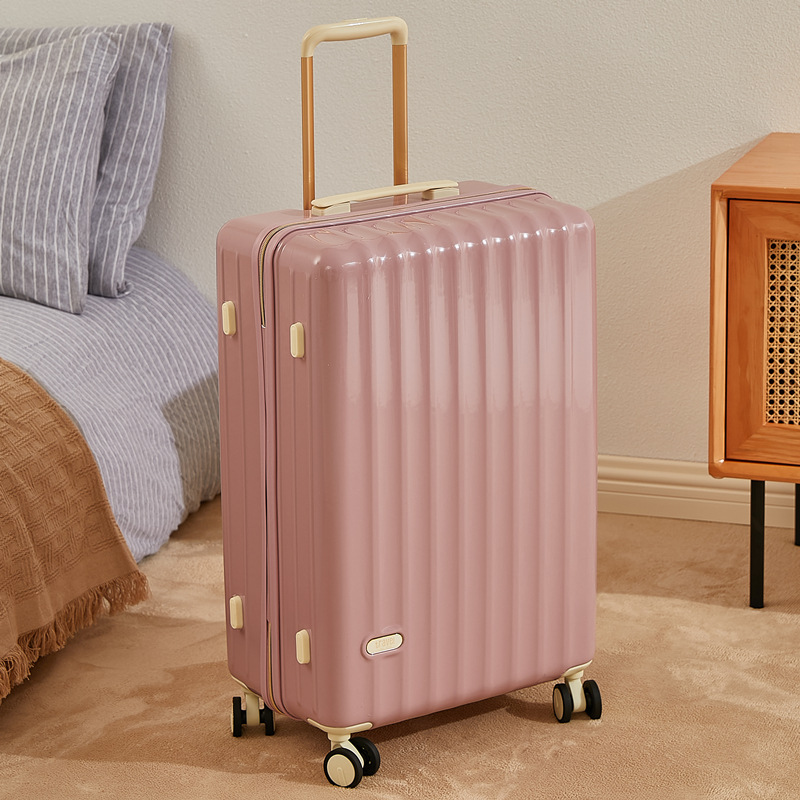 Equipaje exportación japonés celebridad en línea 24 mudo universal rueda PC estudiante trolley caso hembra ultra-ligera maleta 20 pulgadas macho