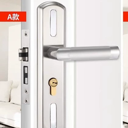 Дверной замок в спальне для дома, общий дом для дома, деревянный замок двери без изменений отверстия можно регулировать ручку ручки дверной ручки