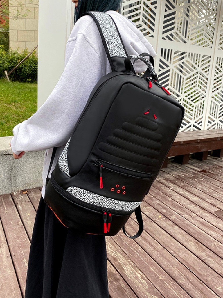 Mochila independiente de moda en nombre de la gente voladora estudiante de secundaria mochila escolar de gran capacidad para estudiantes mochila deportiva zapatos de baloncesto bolsa de almacén