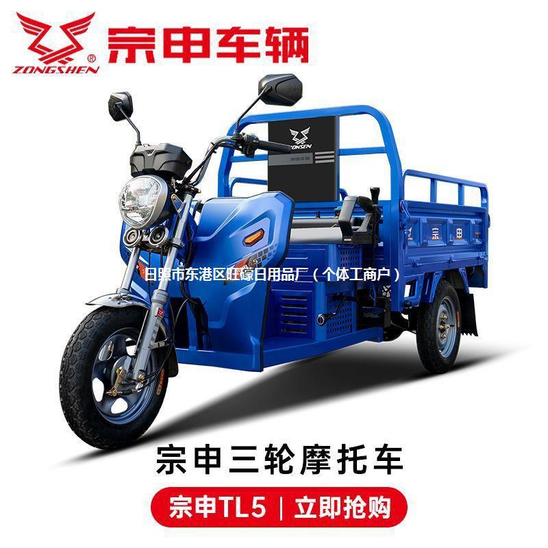 宗申三轮摩托车燃油载重王农用小货车新国标可上牌汽油摩托三轮车