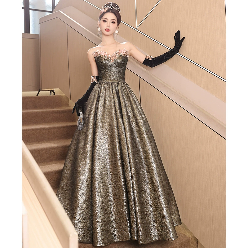 Вечернее платье женское, новинка 2025, платье для взрослых, элегантное стильное платье с топом, банкетное элегантное платье