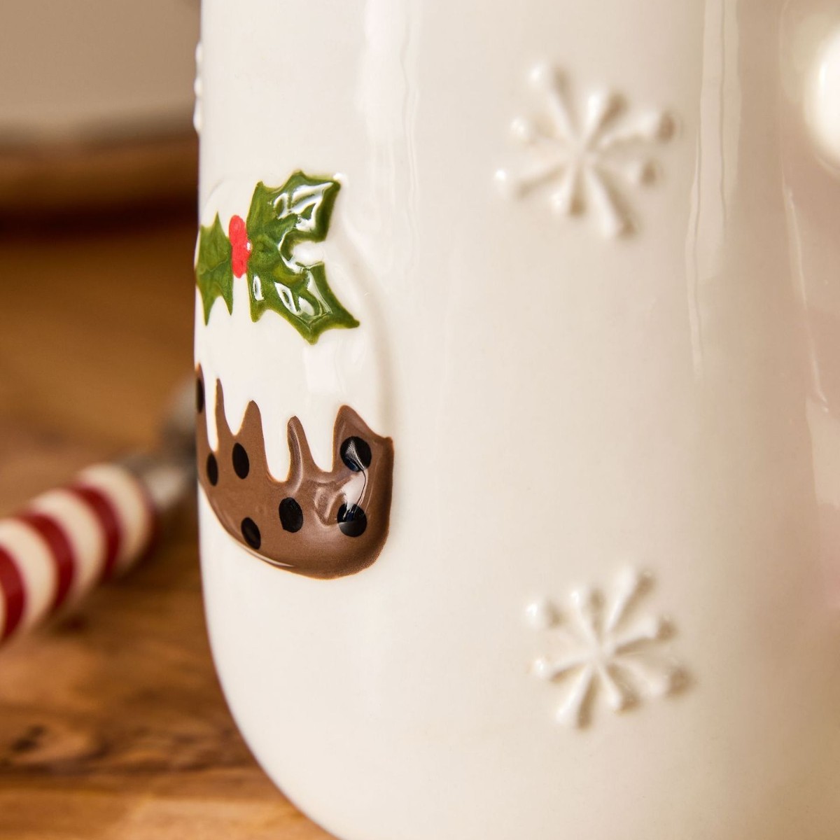 Taza de cerámica de viento de Navidad con mango taza de bebidas calientes de gran capacidad taza de regalo navideña decoración de Navidad regalo