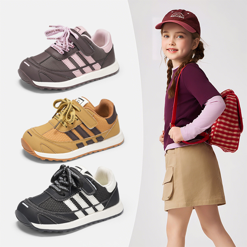 女童运动鞋2025秋季新款儿童鞋子软底女孩公主板鞋男童秋鞋