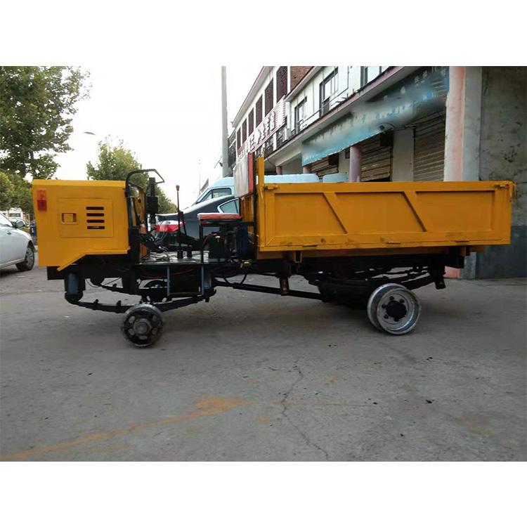 铁路建设轨道车 运送效率高 柴油牵引轨道平板车