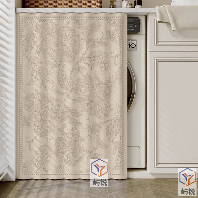 French-style vintage balcony washing machine cabinet, shelving unit, cabinet door, magic tape, privacy screen, dust cover French-style vintage balcony washing machine cabinet, shelving unit, cabinet door, magic tape, privacy screen, dust cover
