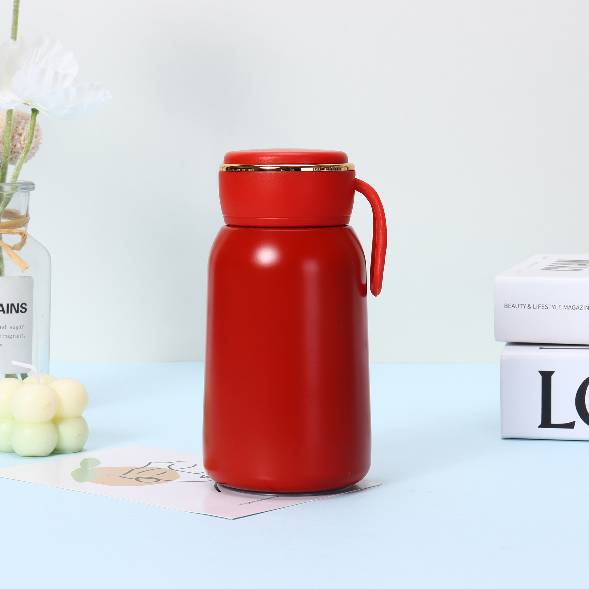 Isolierte Edelstahl Trinkflasche Für Damen Und Herren Kompakt_voghion.com