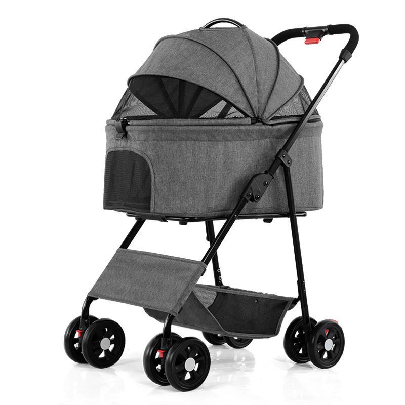 Carrito Desmontable para Mascotas Metal Plegable para Perros y Gatos image 6