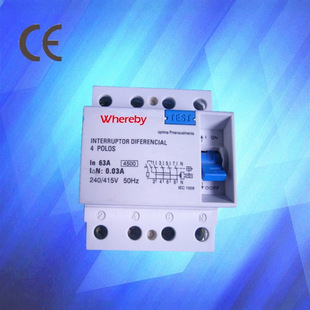 F360 Western Card RCCB Leakage Switch 2P4P