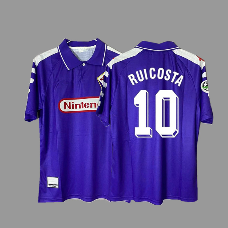 Fiorentina x Fila Retro 1998/99 Home Rui Costa Jersey Purple