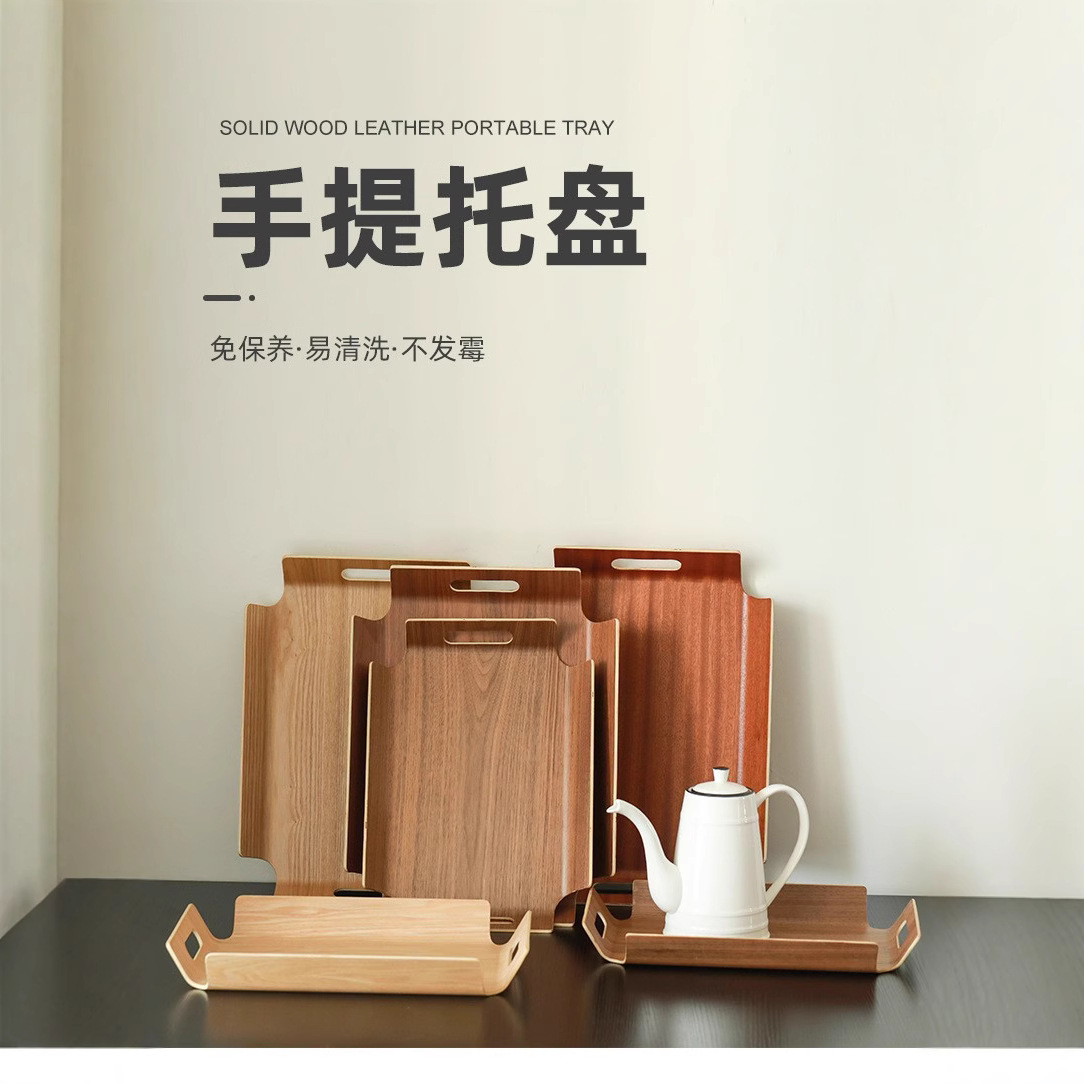 Paleta de pan de sauce de agua madera rectangular West Point pastel auto-selección de platos de madera panadería muestra platos caseros