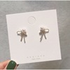 Design earrings from pearl, internet celebrity, 925 sample silver, 2023 collection, trend of season