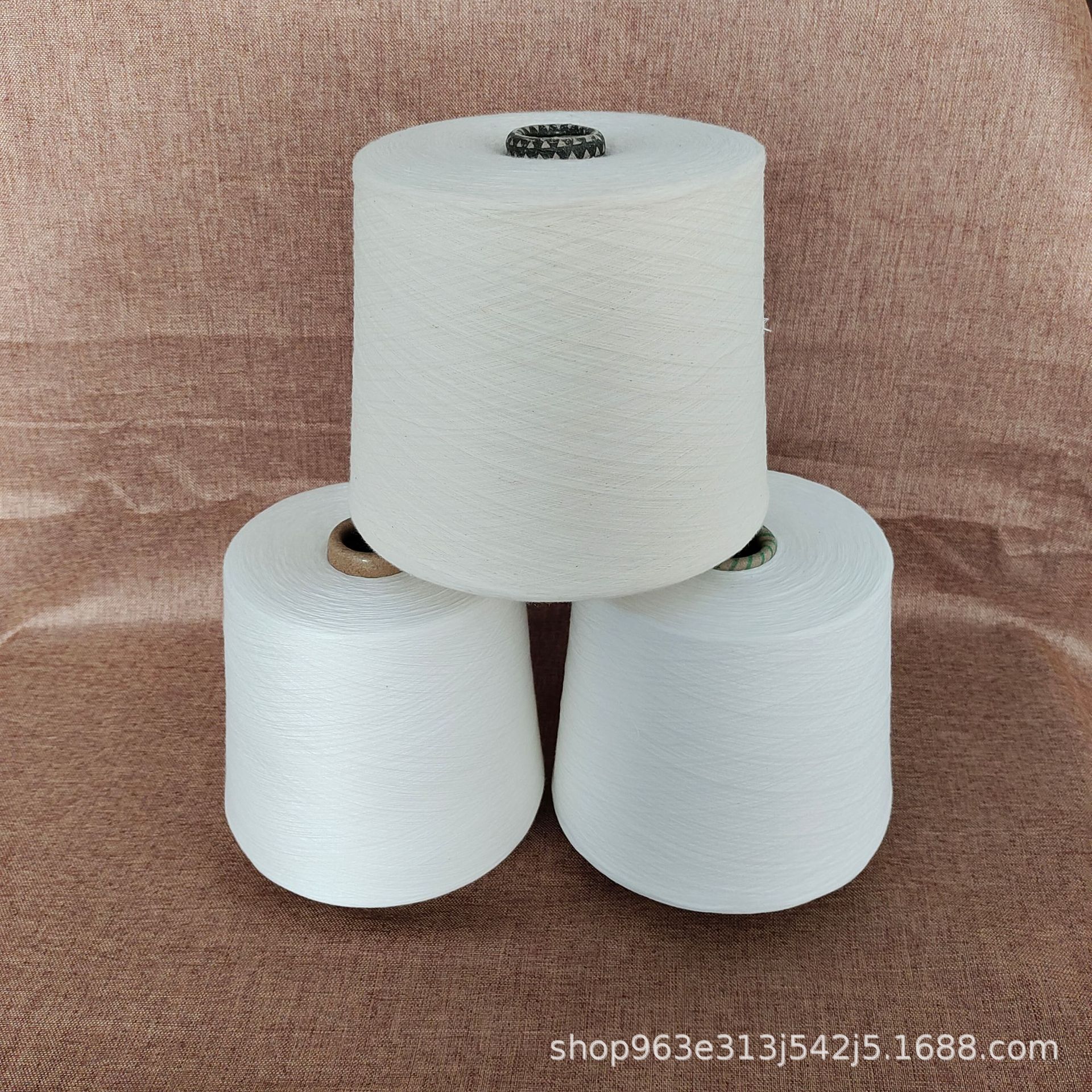 环锭纺纯棉弱捻纱 纯棉反捻纱 有机棉纱 2401gm 良好棉纱