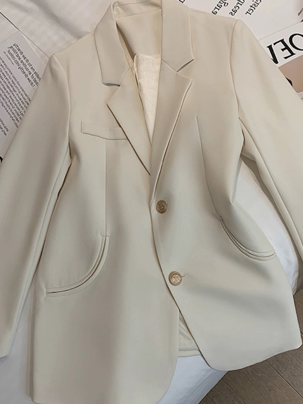 咖色西装外套高级感2025春秋新款韩气质女神范高端休闲小西服大码|undefined
