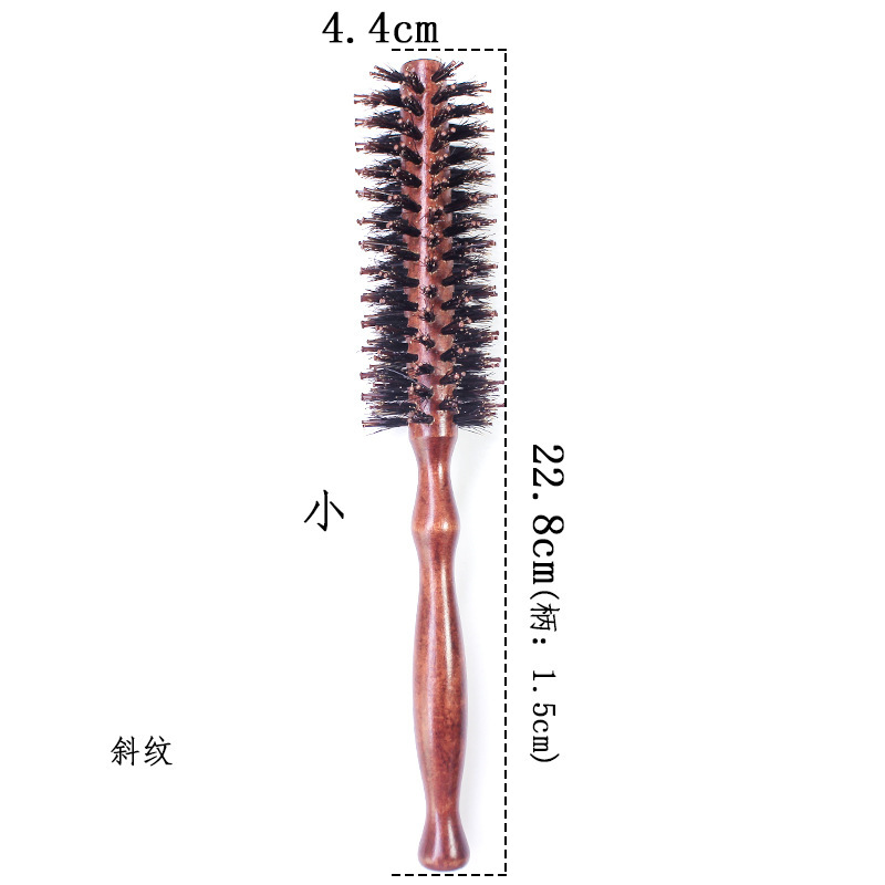 高品質の豚のたてがみの巻き髪の櫛のたてがみの静電気防止の形の木の櫛の葫芦の柄の髪の巻き髪の櫛の卸売り|undefined