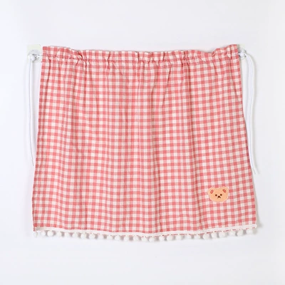 Cotton Car Sun Protection and – Sun shade - pink-plaid-bear-curtains