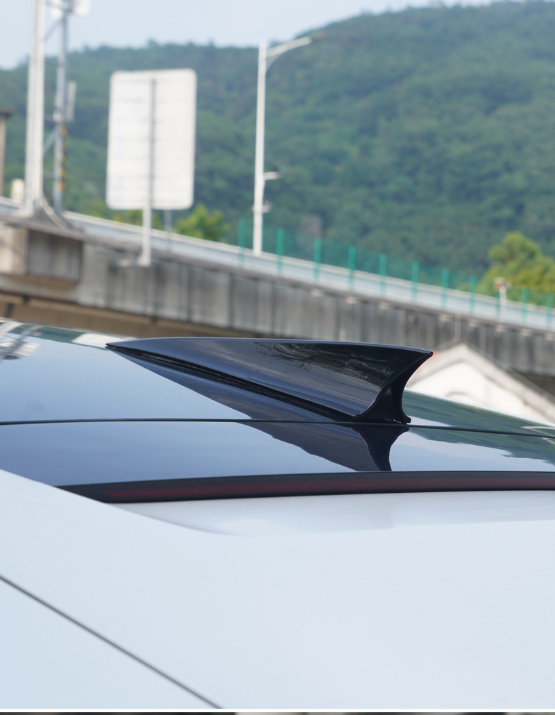 Cross-Border Car Shark Fin Antenna Decoration, Specialized for Car Roof Modification, Universal Type Antenna, No-Drill Decoration