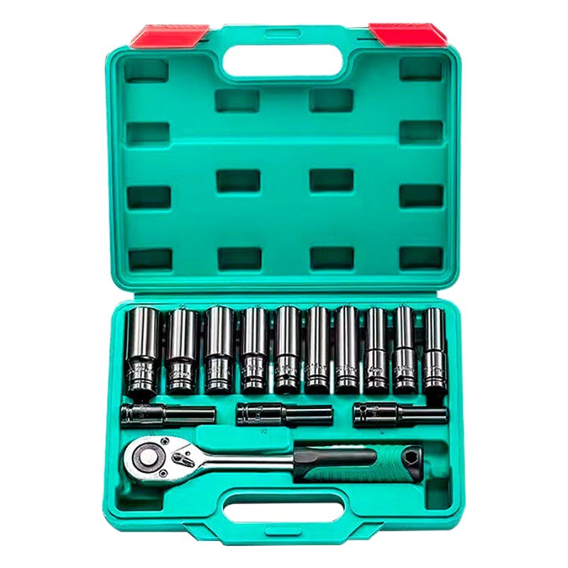 Juego de Llaves de Tubo Extendidas Originales, Juego Completo de Llaves de Tubo Profundas para Llave Eléctrica, Juego de Puntas de Impacto Hexagonales.